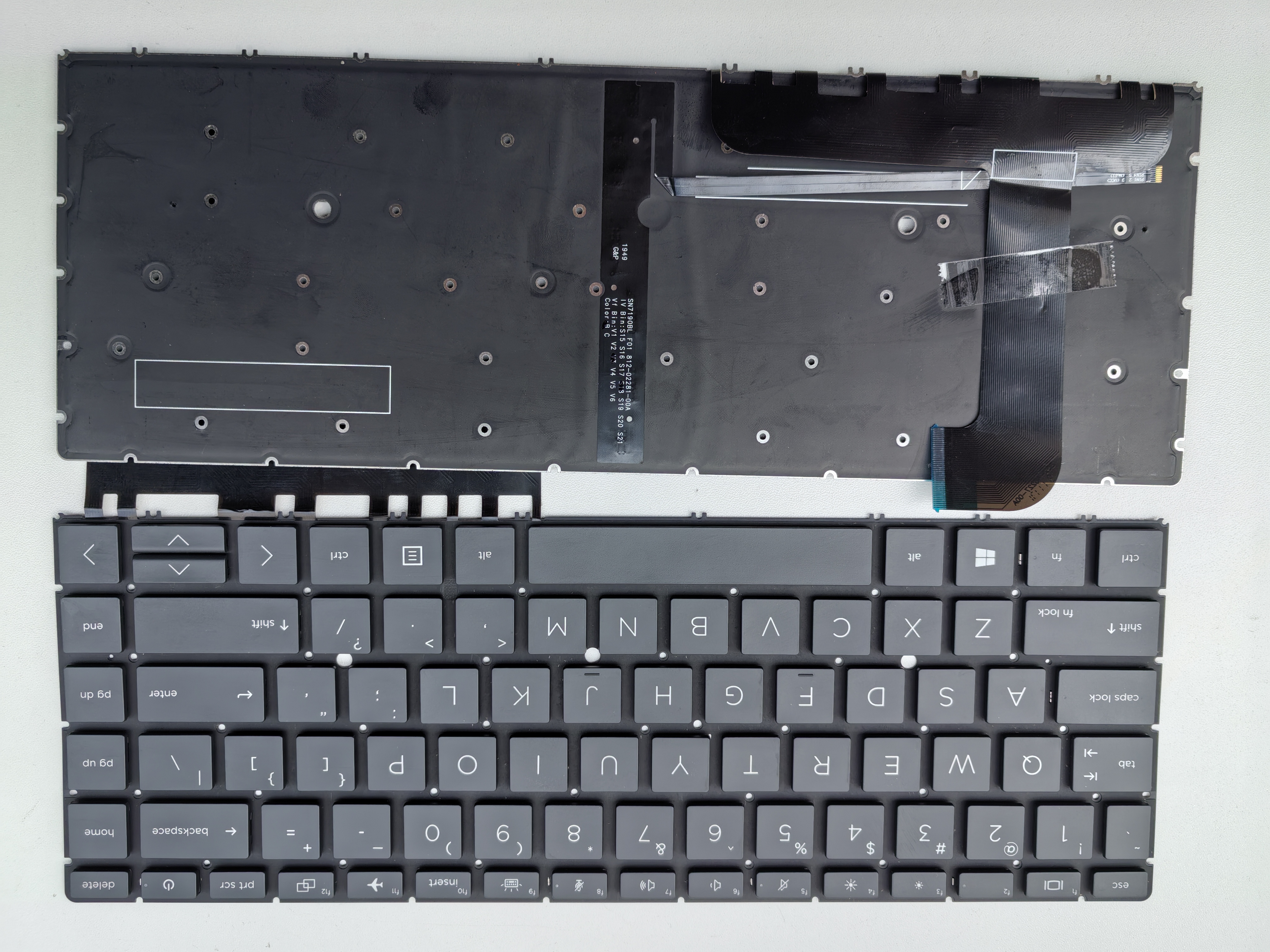 Picture of New Replacement Laptop Keyboard For HP ZBOOK STUDIO G7 BLACK Backlit US Layout